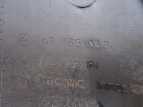 Piastra di rinforzo paraurti anteriore Mercedes W245 A1698850336 image 4