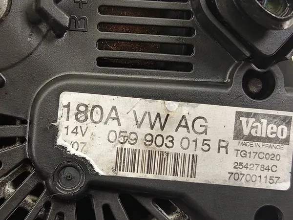 ALTERNATOR AUDI A6 C6 Q7 4L VW TOUAREG 2.7 3.0 D TDI 059903015R image 7
