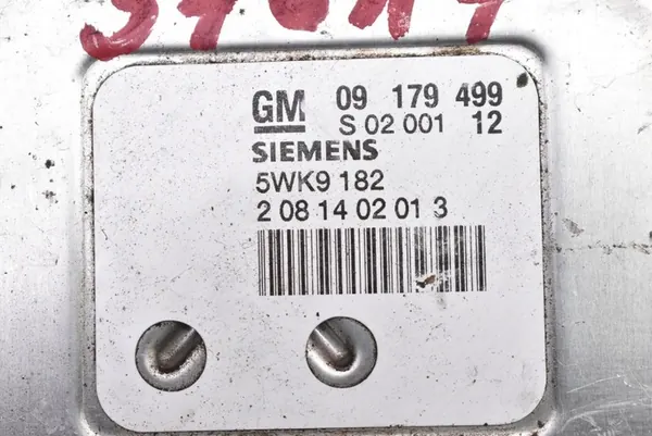 Unité de contrôle moteur Opel OE 09179499 image 5