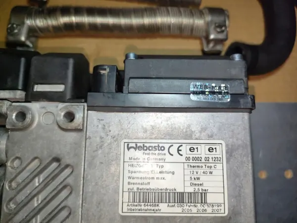 Kit Webasto Opel Zafira A Diesel/Gasolina Completo image 3