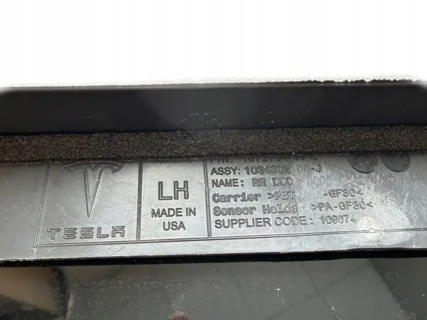 Vitre Portière Arrière Gauche Tesla Model X OEM 1034902-00-Q LLU image 6