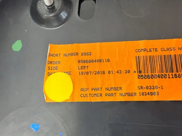 Vitre Portière Arrière Gauche Tesla Model X OEM 1034902-00-Q LLU image 9