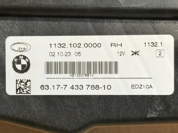 Fendinebbia LED destro BMW 63177433788 image 4