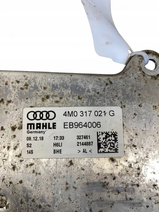 Vaihteistoöljynjäähdytin Audi Q8 2021 OEM 4M0317021G image 4