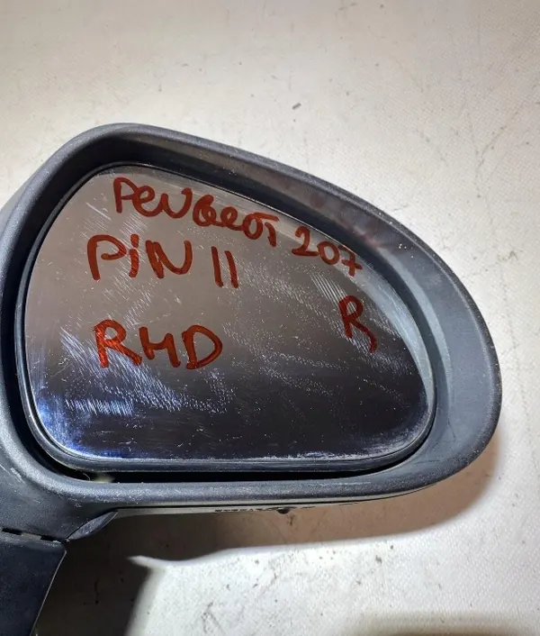 Höger sidospegel SKU10900 för Peugeot 207 (2006-2009) image 5