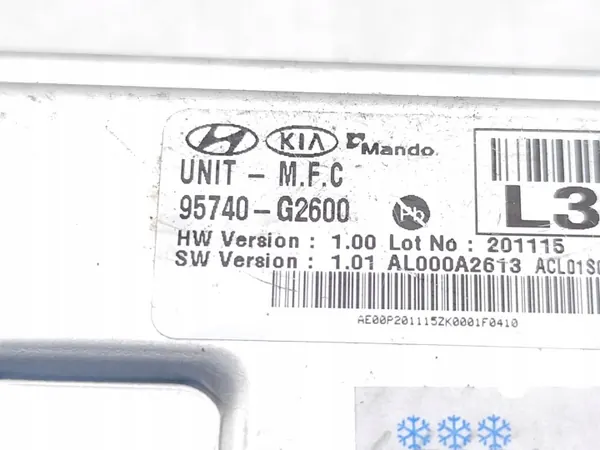 Câmera dianteira Hyundai IONIQ 2021 OEM 95740-G2600 image 7