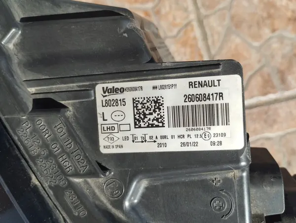 Vasen Full LED -lamppu Renault Megane IV 2020-2024 260608417R image 8