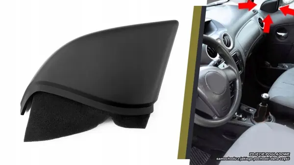 Capa Espelho Citroen C3 OEM KD5064 - Lado Direito image 2