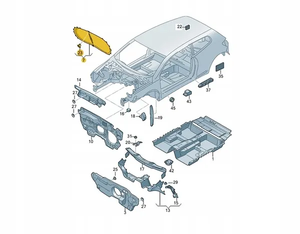Volkswagen OE 1K8863831E Isolierung image 7