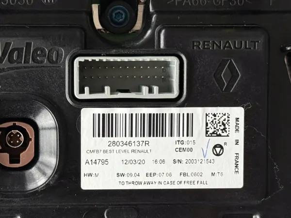 Écran radio OEM 280346137R pour Renault Zoe 2020 image 5