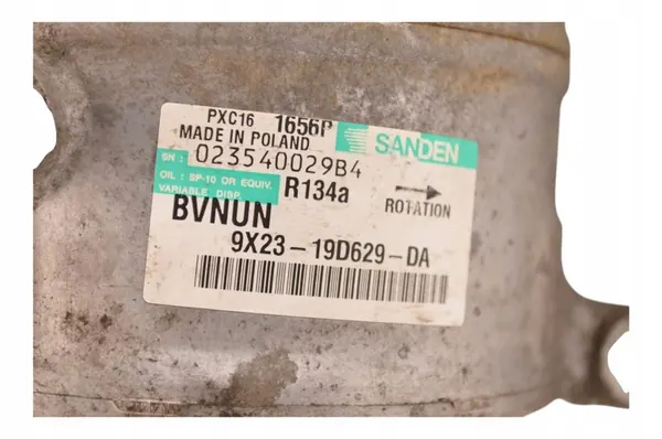 Compresseur A/C Jaguar XF X250 2009 9X2319D629DA image 5