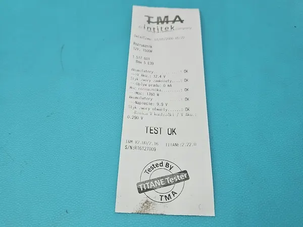 Motor de arranque BMW E39 3.0D Usado 2247391 63222005 image 6