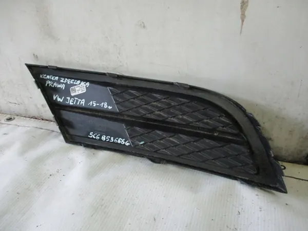 Griglia paraurti anteriore destra VW Jetta 15-18 OEM 5C6853666G image 5