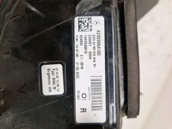 MERCEDES C-KLASSE W205 LIFT COMBI ACHTERLICHT RECHTS LED image 4