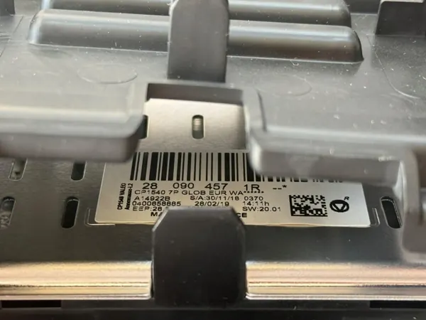 Renault OE Radio Nav Display OEM 280904571R Gebruikt image 6