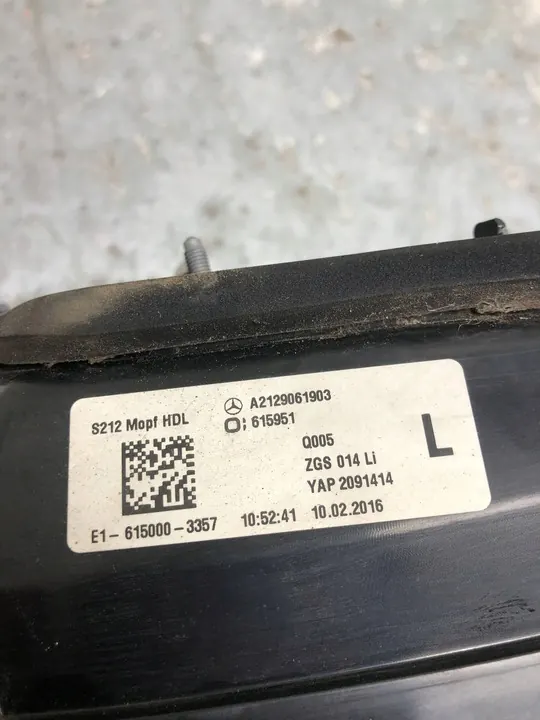 LED LINKER ACHTERLAMP MERCEDES W212 STATION A2129061903 image 5