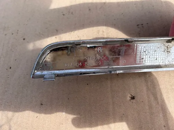 MERCEDES 204 GLK Rivestimento paraurti posteriore sinistro Cromato OEM image 10