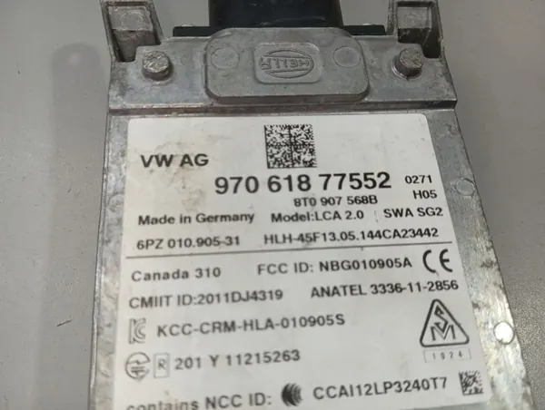 Controlador Radar Assistente de Faixa Porsche OEM 97061877552 image 3