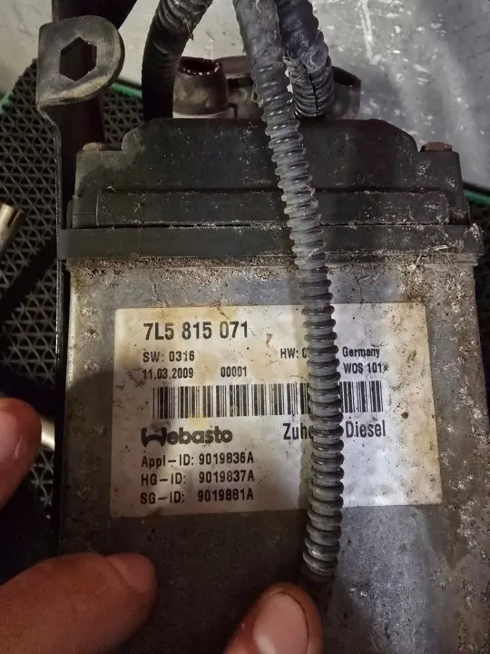 Chauffage Webasto Porsche Cayenne 9PA OEM 7L5815071 image 3
