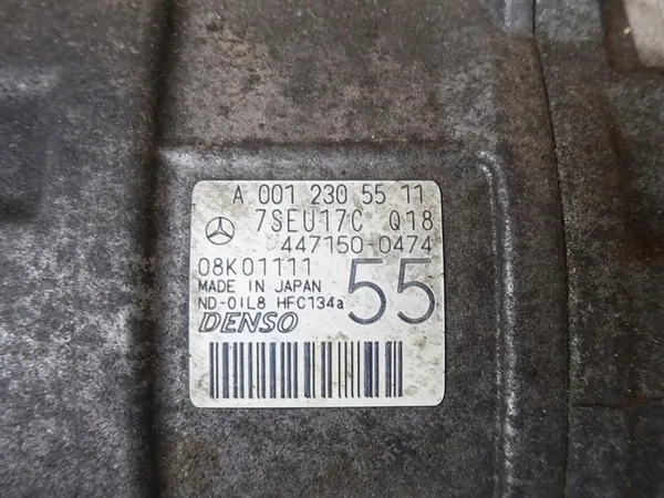 A/C Kompressori MERCEDES W203 CL203 CLC 1.6 1.8 A0012305511 image 4