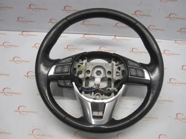 Mazda 6 III GJ 16r Ohjauspyörä OEM Musta Nahka Multi image 2