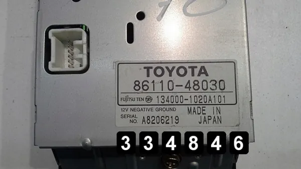 Pantalla de visualización Lexus RX OEM AM-334846 Usado image 3
