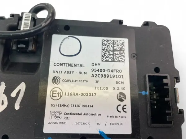 Módulo Confort Kia Optima OEM 32098612 - Usado image 8
