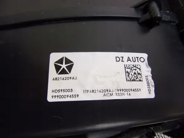 Calefactor OEM 68216209AJ para Chrysler Pacifica 2016+ image 10