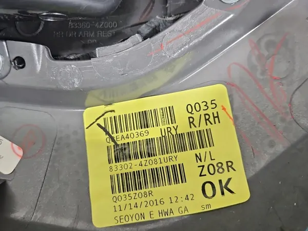OEM IMPRK1563920 Rechte Hintertürverkleidung Hyundai image 6