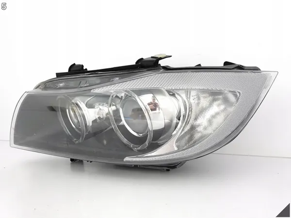BMW 3 E90 E91 04-08 Farol Xenon Esquerdo AHL Dinâmico OEM image 6
