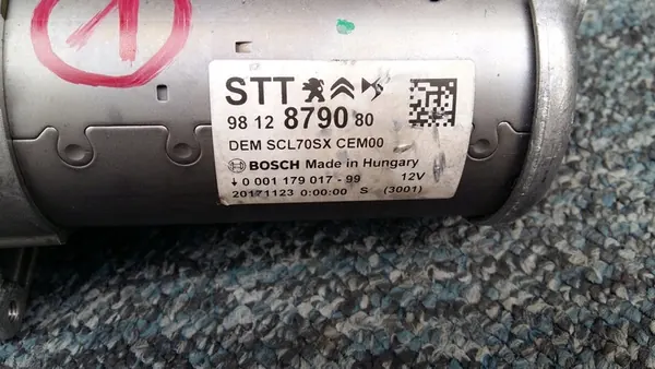 Motor de arranque Citroen OE 9812879080 image 2