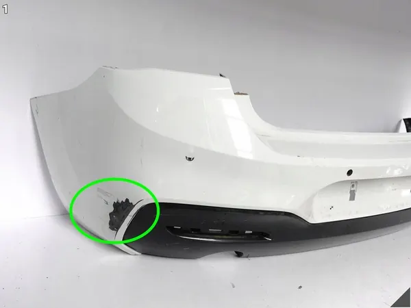 BMW 1 F20 F21 LCI M-Package Paraurti + Spoiler Posteriore image 2