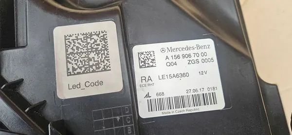 Mercedes GLA Lift Rechts LED Performance A1569067000 image 7