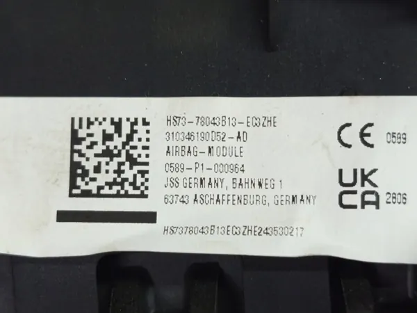 Airbag condutor Ford OE HS73-78043B13-EC Mondeo MK5 image 5