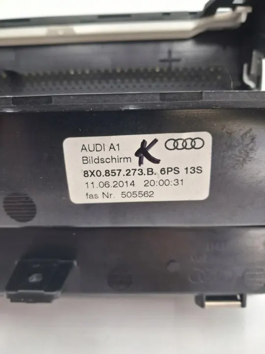 Écran de navigation OEM 8X0857273B pour Audi A1 image 5