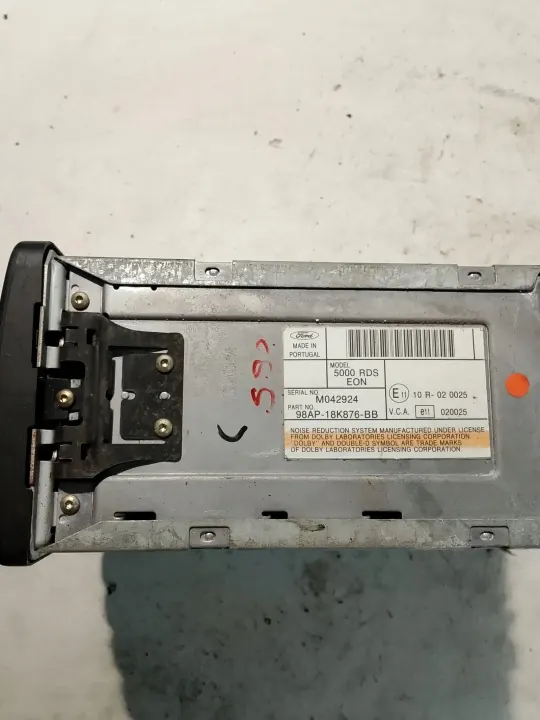 Radio FORD FOCUS 98AP-18K876-BB 5000 RDS EON image 4