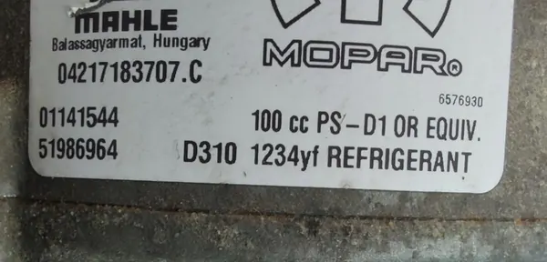 Compressore Aria Condizionata Fiat Tipo 500L image 3