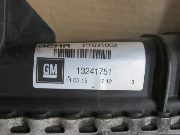 Intercooler Opel Insignia A 2013 P1831002 image 7