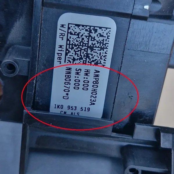 VW Golf V Plus Seat Skoda Schalter 1K0953513 image 5