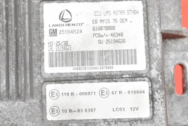 LPG-kaasuseurain OEM 25194624 - Käytetty Opel OE image 7