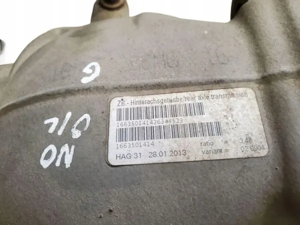 Achterdifferentieel OEM 1663501414 3.46 Mercedes ML/GL/GLE image 7