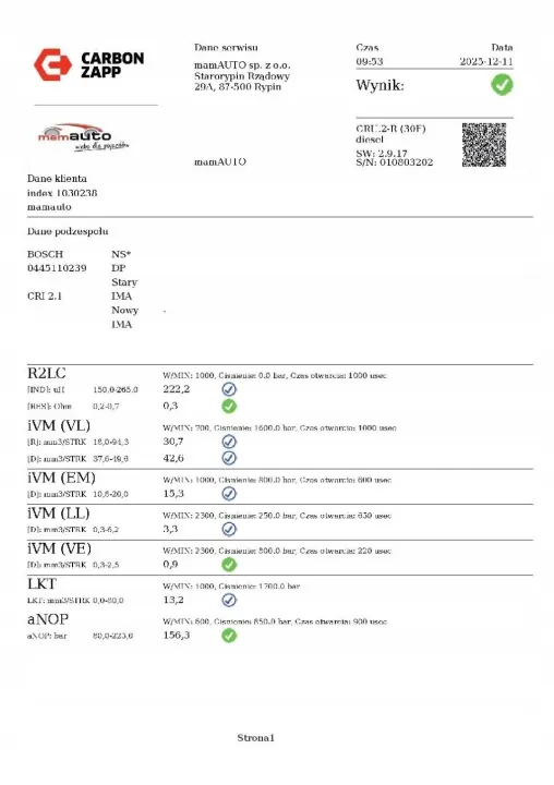 Inyector OEM 0445110239 para Citroen C4 1.6 HDI 90 CV image 3