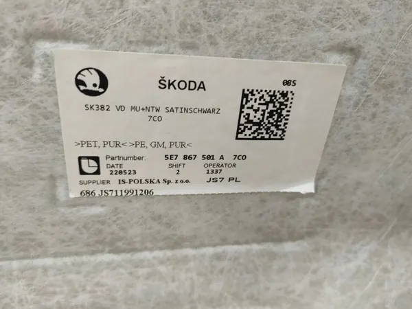 Plafonnier Skoda OE OEM 5E7867501A pour Octavia 4 Break image 10