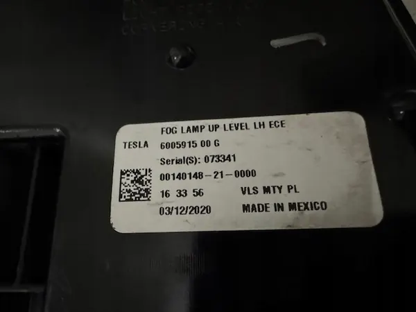 Tesla Model S 12-20 RH DRL LED OEM 600591600G image 5