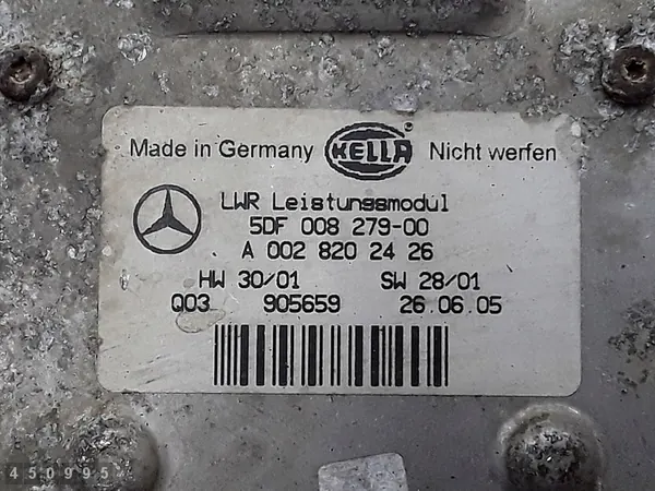 2005 Mercedes E-Class ECU a0028202426 image 4
