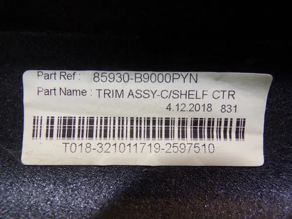 Taka Hylly OEM TYLNA PÓŁKA BAGAŻNIKA HYUNDAI I10 2 II image 5