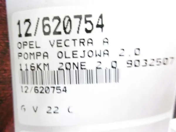 Olje pump Opel Vectra A OE 90325074 image 2