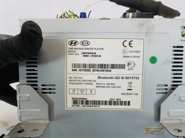 Hyundai IX35 Lift Radio Navigatie OEM 96560-2Y600TJN image 6