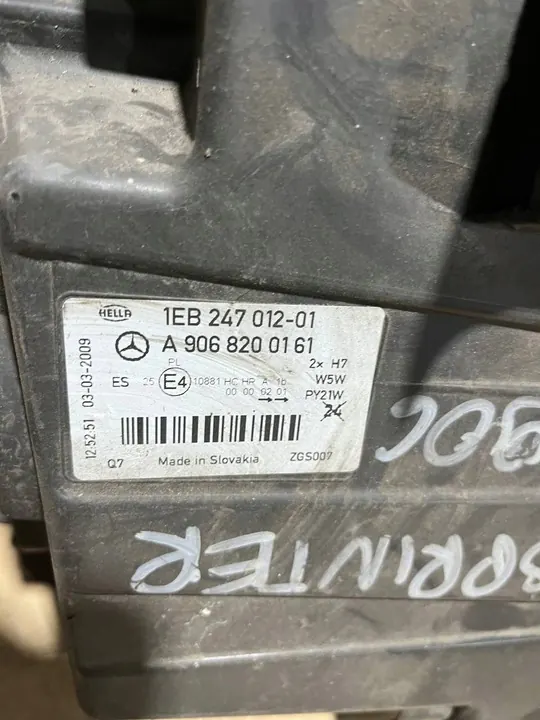 Linker voorlamp Mercedes Sprinter W906 A9068200161 image 3