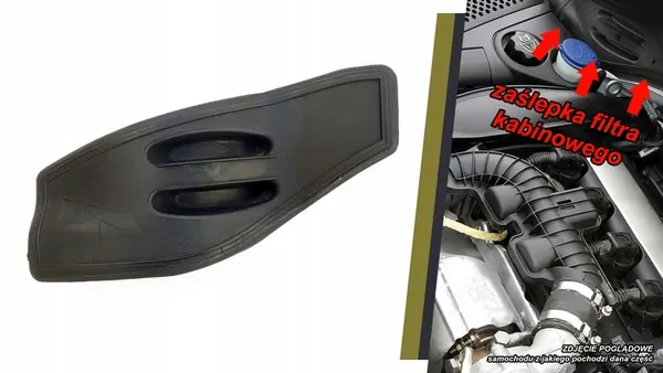 Capa do filtro de cabine Peugeot 207 KD4675 image 1